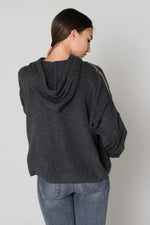  Charcoal gray acrylic sweater - Image n°3