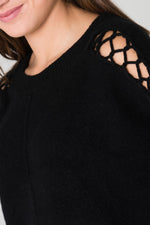 Black oversized sweater - Image n°4