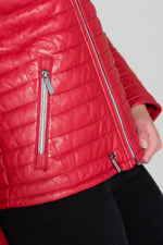 Women's colorful leather jacket - Image n°7