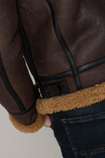  Sheepskin bomber jacket - Image n°7