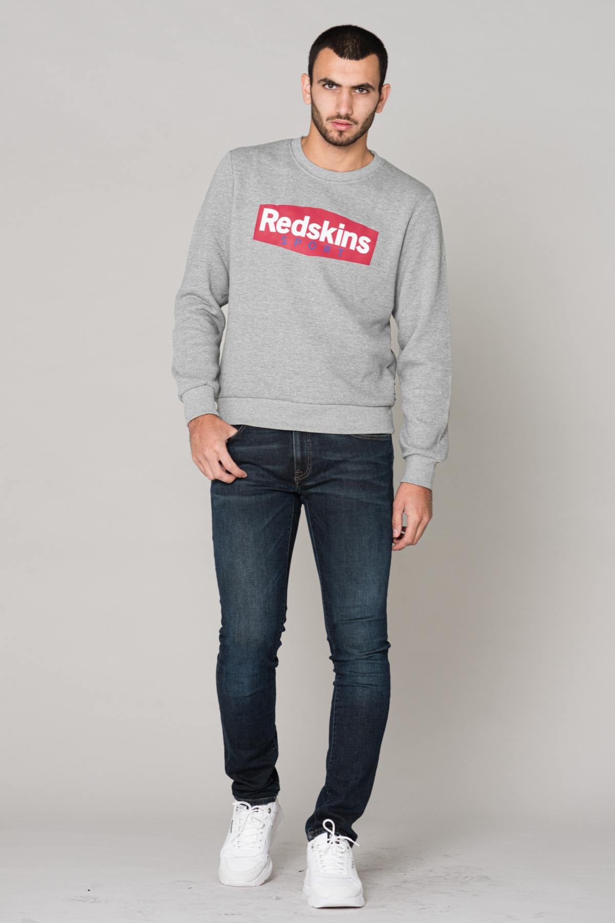 Gray round neck sweater - Image n°2