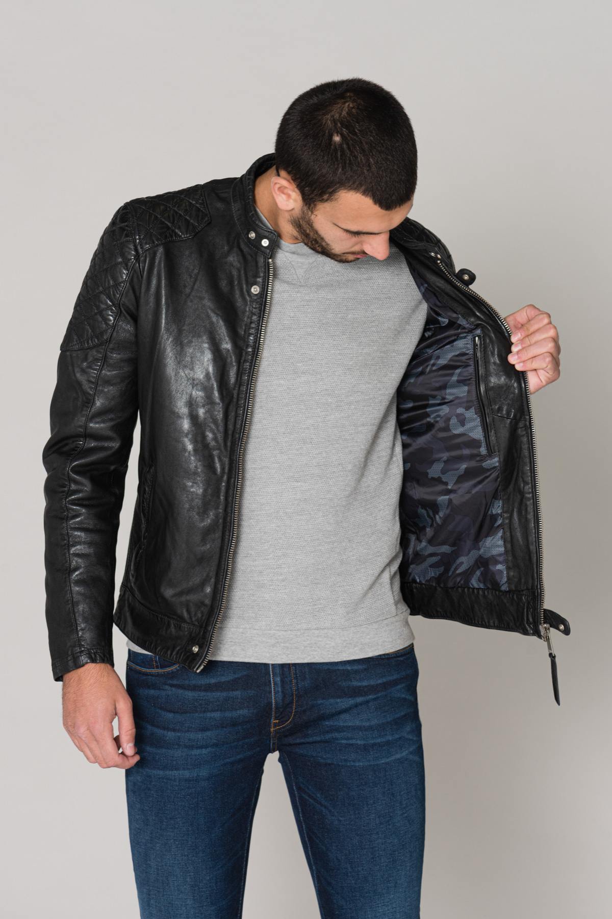  Men's leather jacket - Image n°5