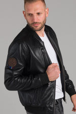 Patrouille de France leather bomber - Image n°1