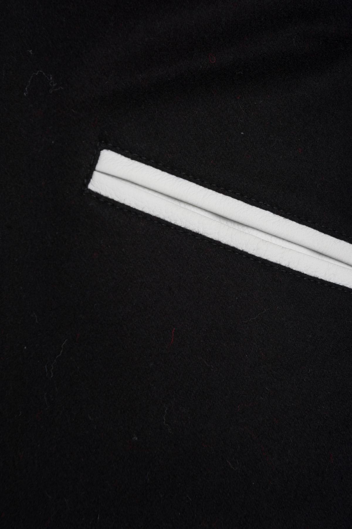White and black teddy us jacket - Image n°7