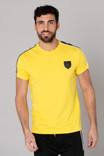 Yellow slimfit t-shirt - Image n°1