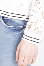 Off-white lace sweater - Image n°4