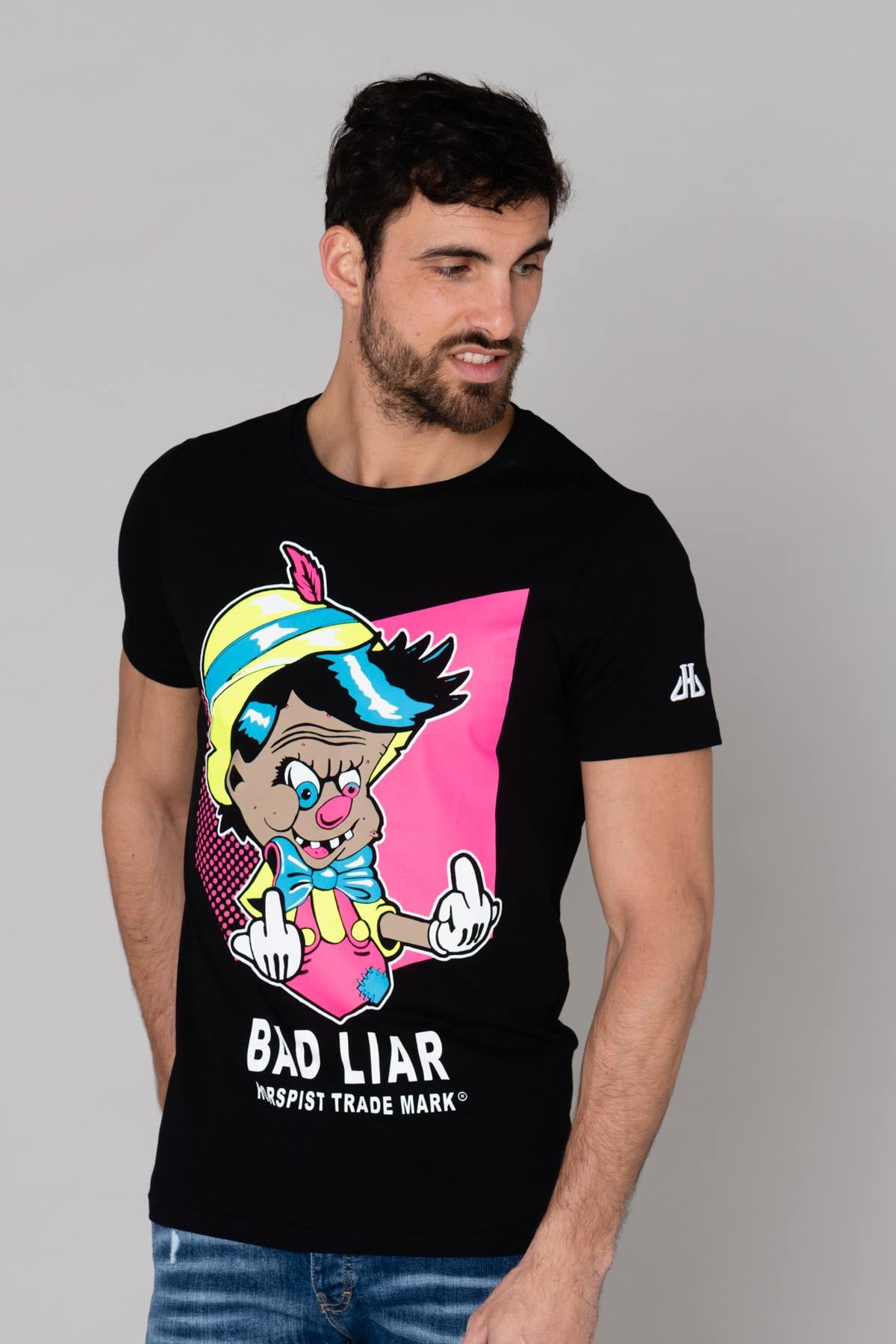 Bad Liar Pinocchio black t-shirt - Image n°4