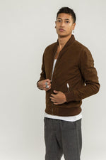 Tobacco color suede teddy - Image n°3