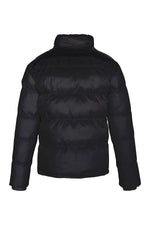 Black nylon down jacket for men - Image n°4
