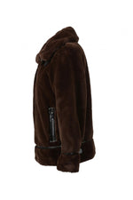 Faux Fur Bomber Jacket - Image n°4