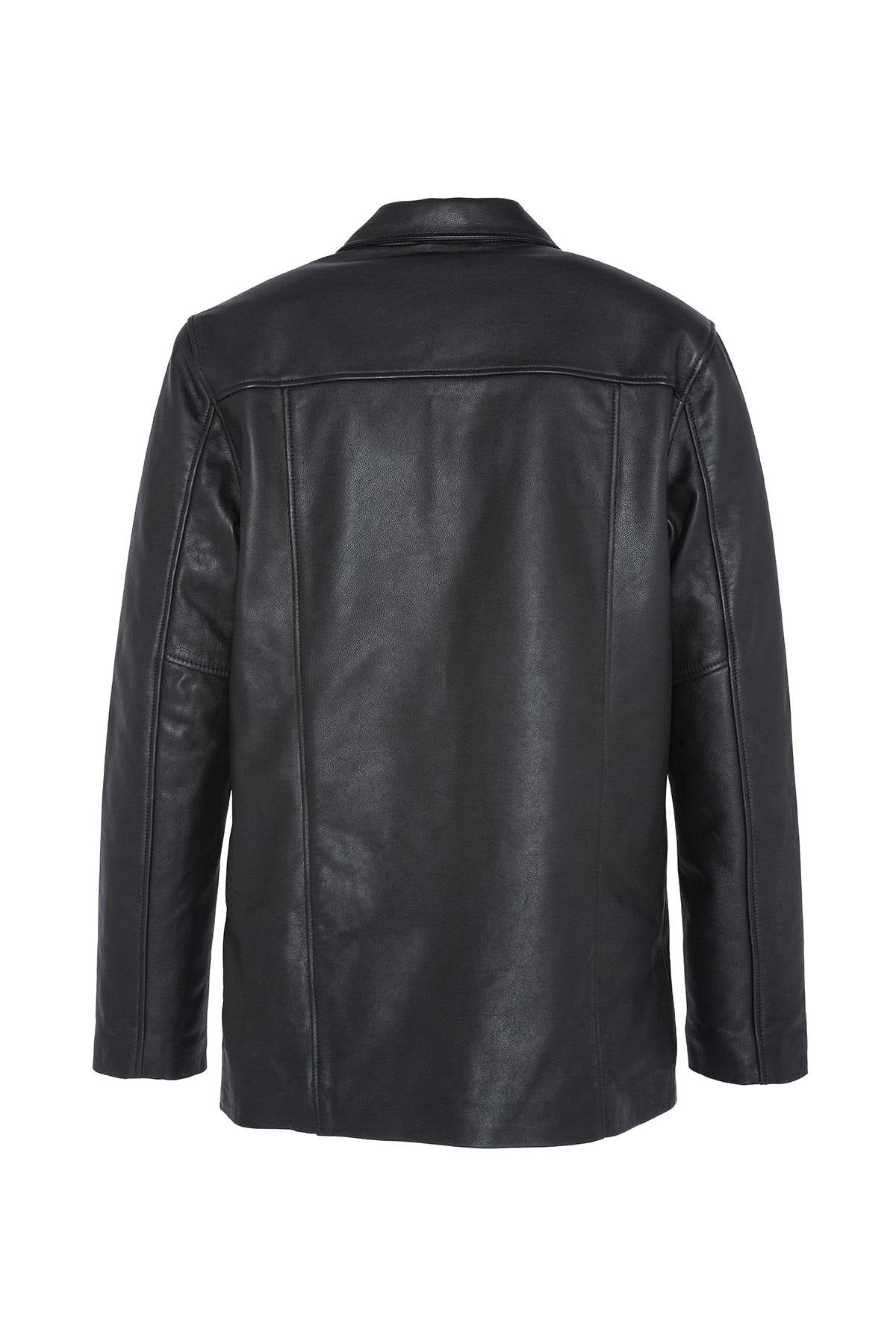 This Schott jacket updates the Perfecto with a buttoned placket. - Image n°7