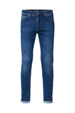 Men's blue slimfit jeans - Image n°4