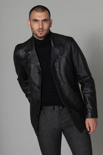 This Schott jacket updates the Perfecto with a buttoned placket. - Image n°8