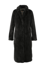 Long faux fur coat - Image n°7