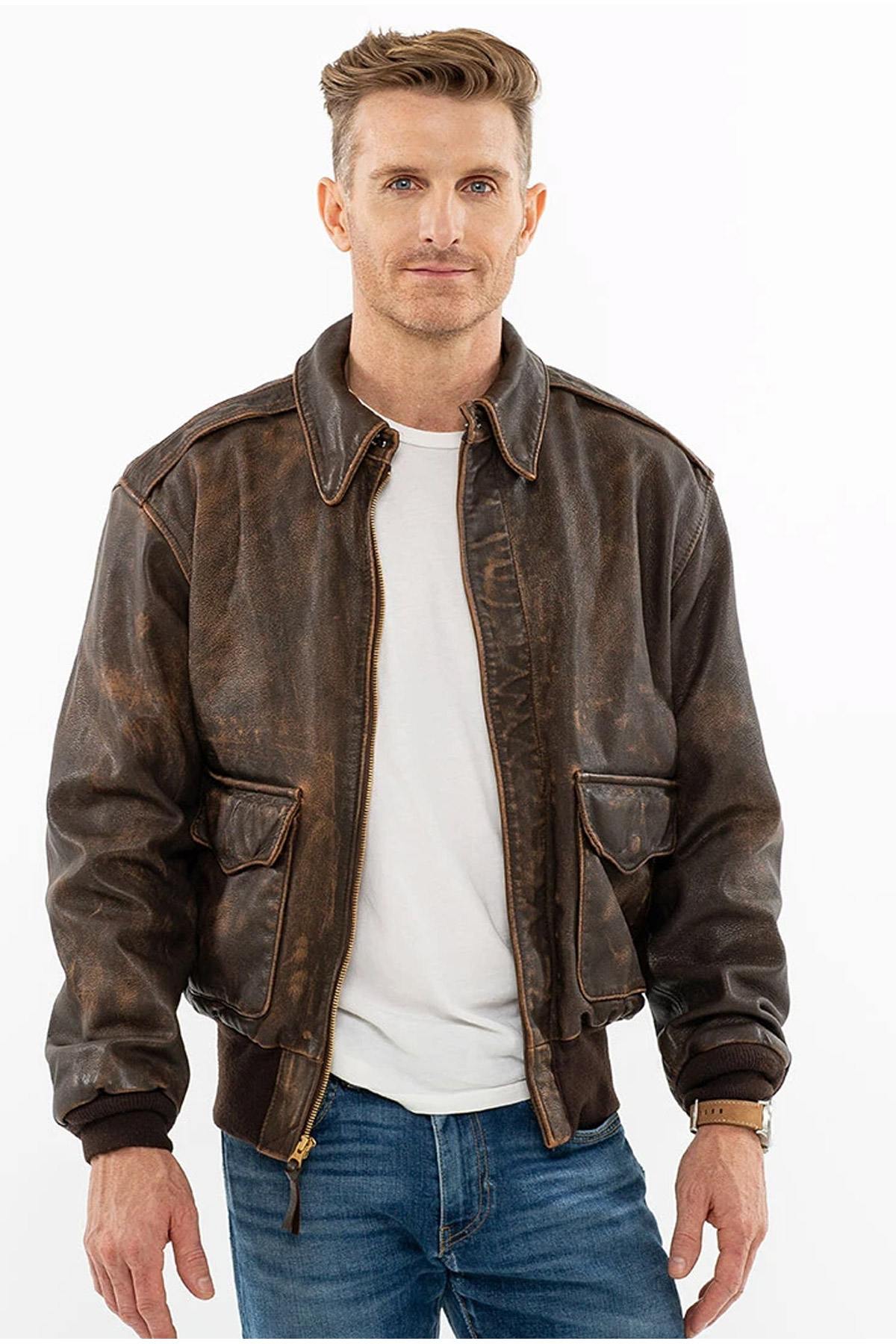 Mustang A2 Distressed Leather Driver - Image n°6