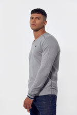 Men's heather gray sweater - Image n°1