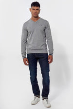 Men's heather gray sweater - Image n°5