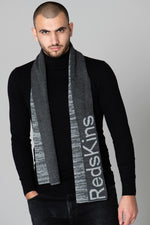 Men's gray scarf - Image n°2