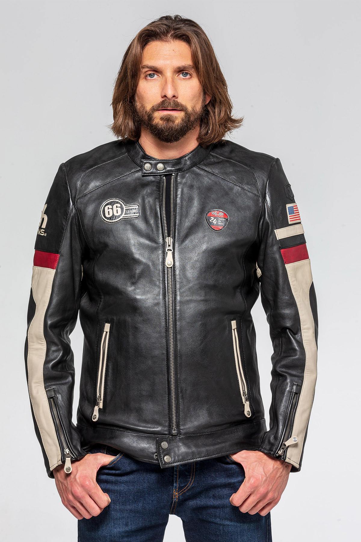 24h of Le Mans jacket in genuine leather - Image n°3