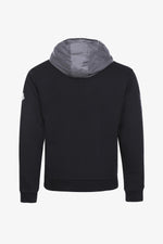 Gray and black sportswear zipped jacket - Image n°2