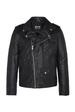 A belt-free Perfecto in soft lambskin by Schott NYC-effortless edge. - Image n°9
