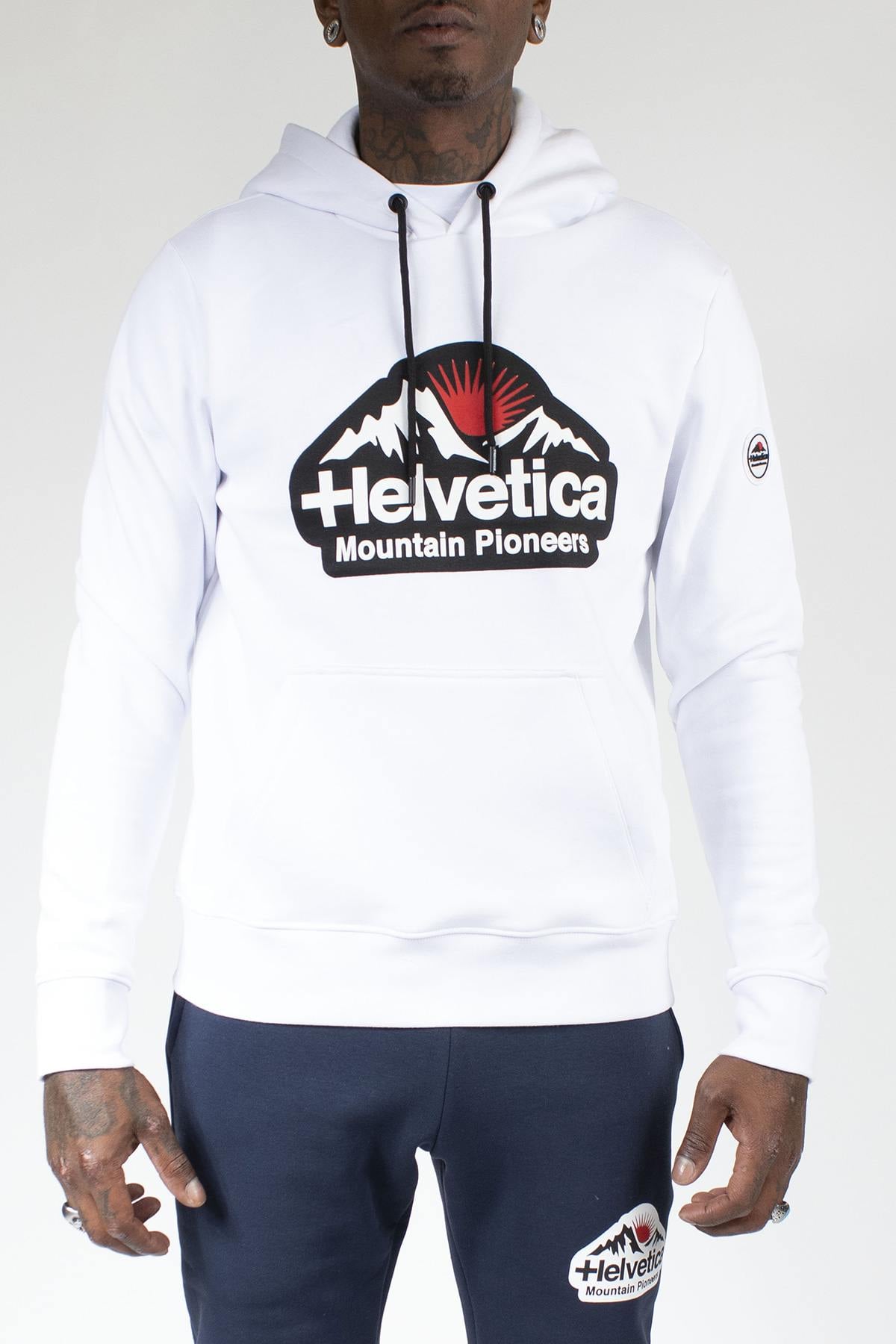 Men's white hooded sweatshirt - Image n°1
