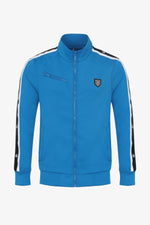 Azure blue zipped jacket - Image n°6