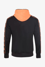 Black and Orange Zip Hoodie - Image n°6