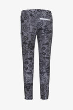 Black cartoon print jogging pants - Image n°7