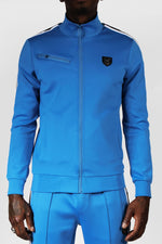 Azure blue zipped jacket - Image n°5