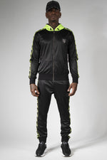 Black and Green Zip Hoodie - Image n°12