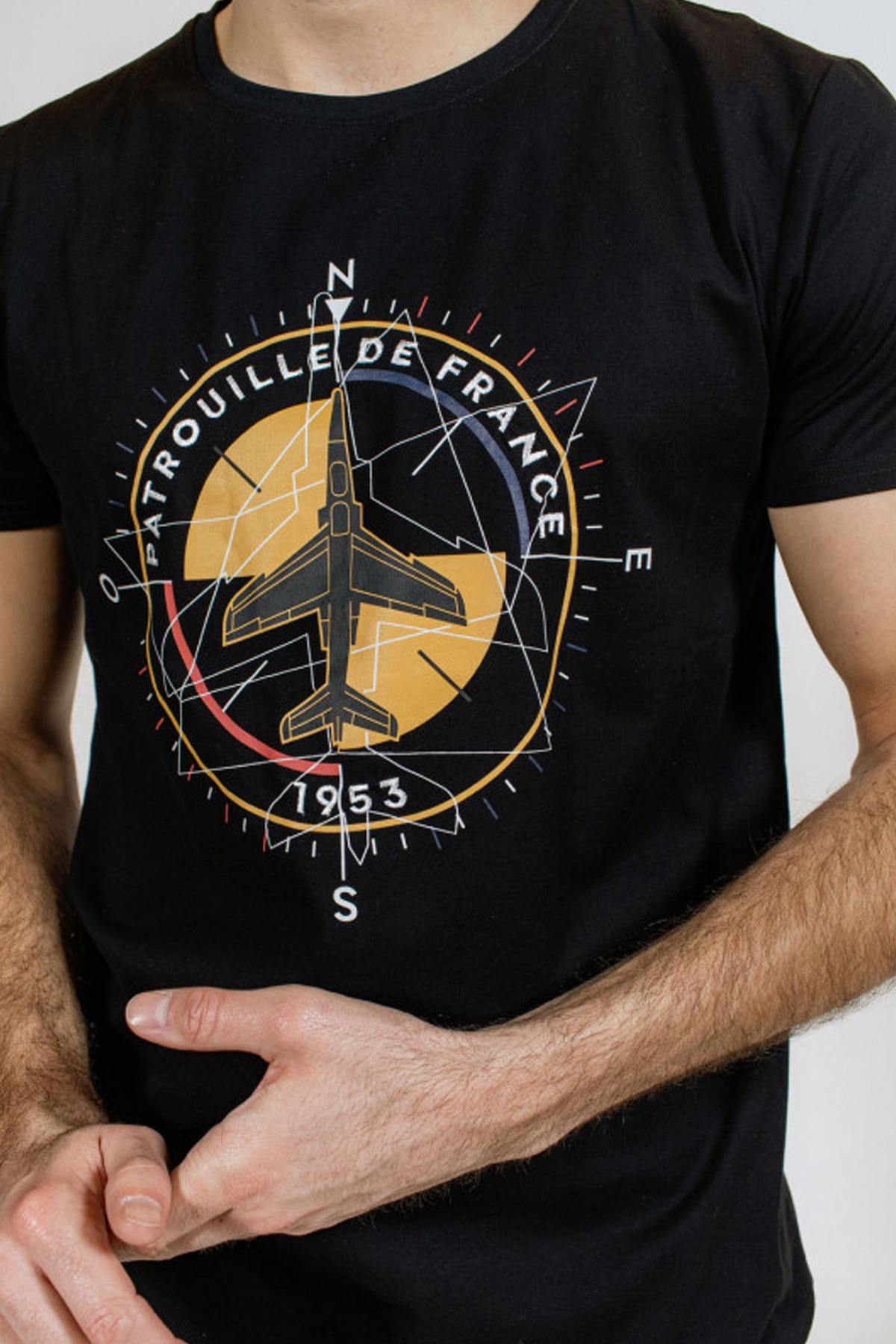 Black t-shirt Patrouille de France 1953 - Image n°2
