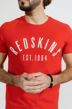 Red short-sleeved t-shirt - Image n°1