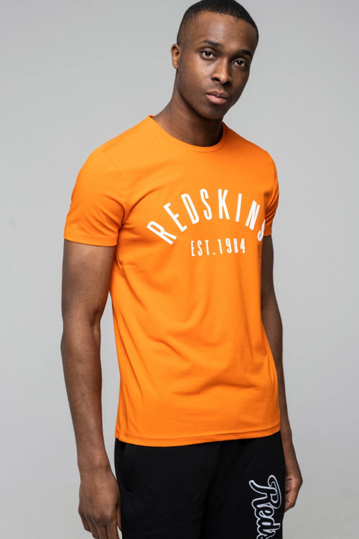 Orange sportswear t-shirt - Image n°1