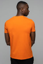 Orange sportswear t-shirt - Image n°2