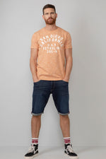Heather orange t-shirt - Image n°4