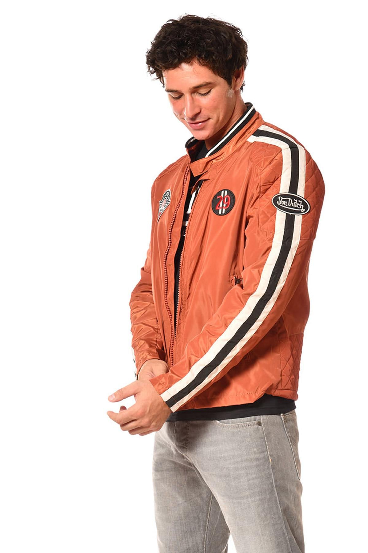 Men's orange jacket - Image n°3
