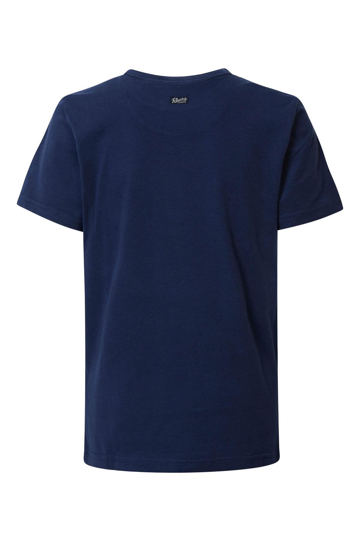 Dark blue t-shirt with logo - Image n°2