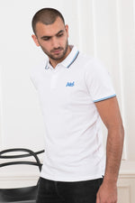 Men's white polo shirt - Image n°4