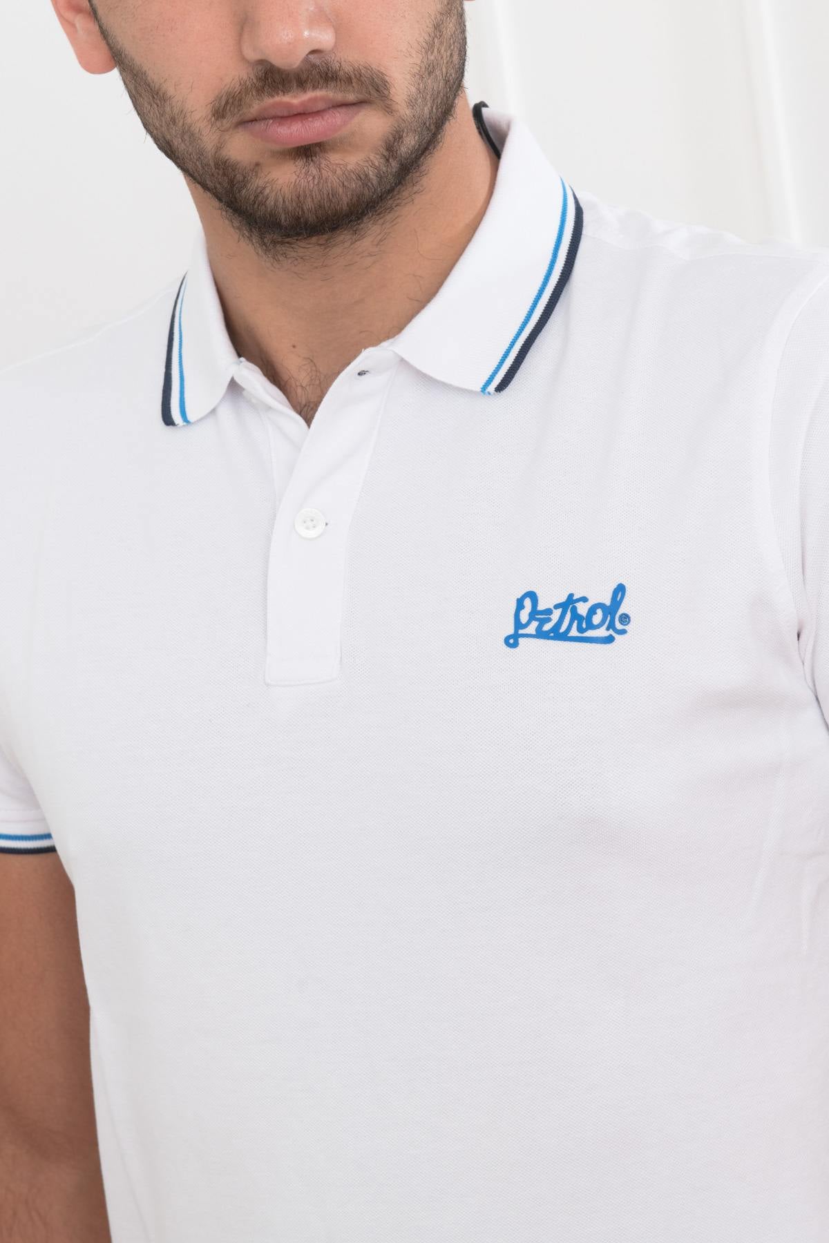 Men's white polo shirt - Image n°5