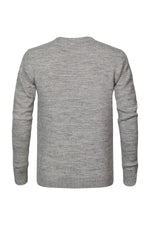 Light gray acrylic and wool sweater - Image n°7
