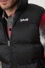 Black sleeveless down jacket - Image n°5