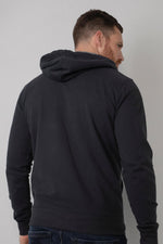 Navy blue zipped jacket - Image n°3