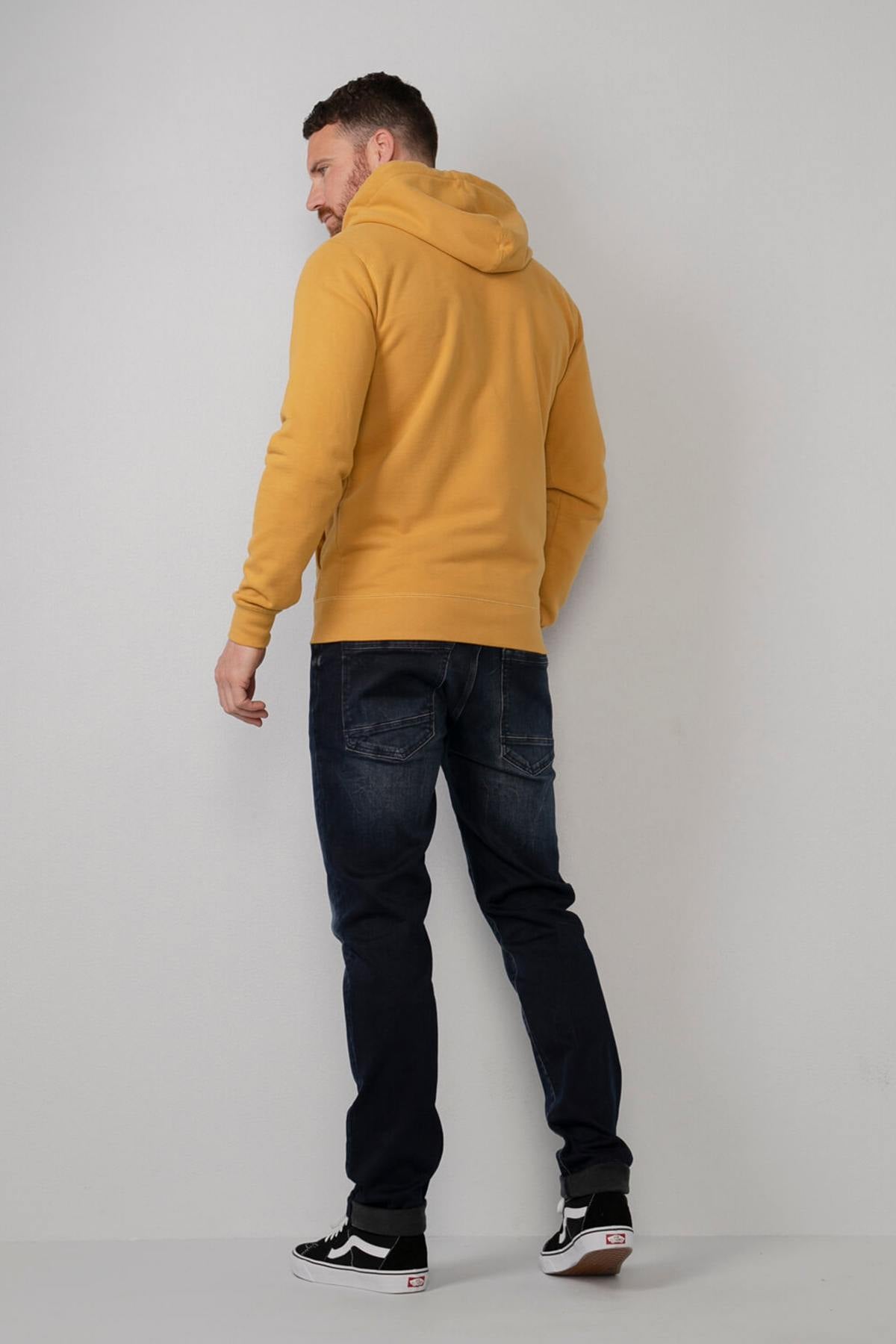 Yellow zipped hoodie - Image n°4