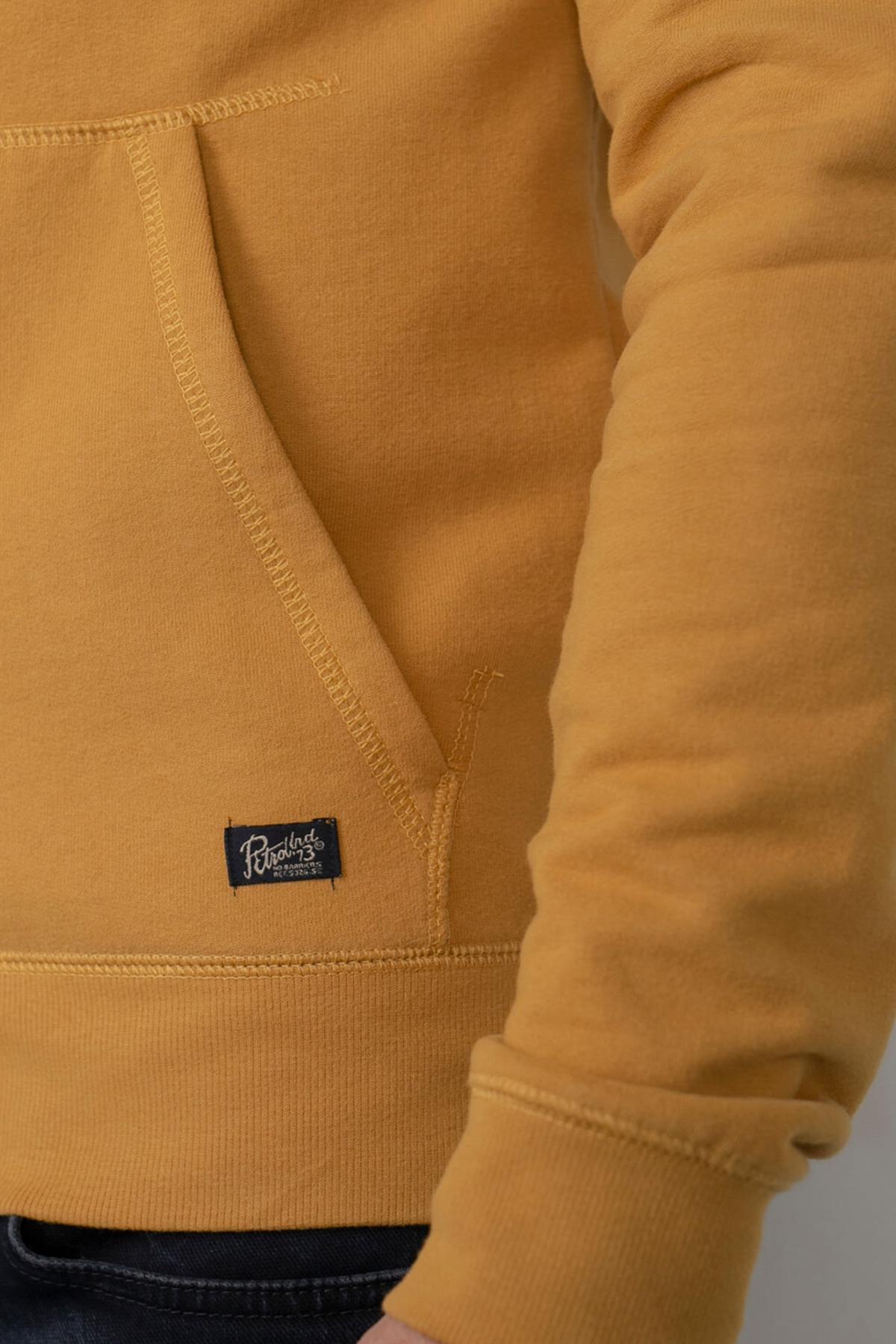 Yellow zipped hoodie - Image n°7