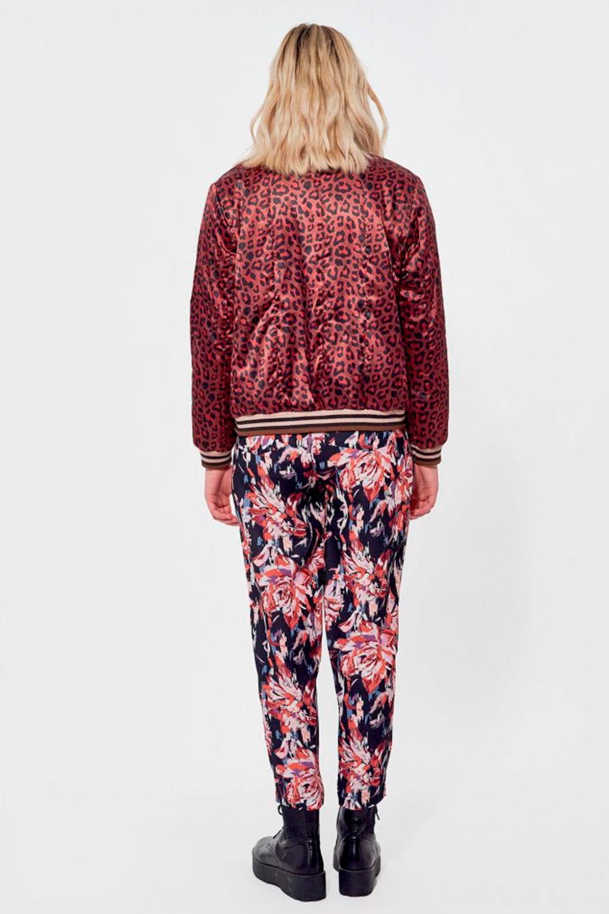 Reversible leopard or floral pattern jacket - Image n°4
