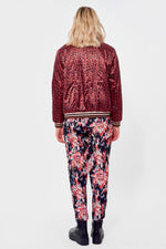 Reversible leopard or floral pattern jacket - Image n°4