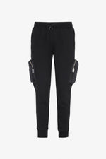 Black cotton sweatpants - Image n°3