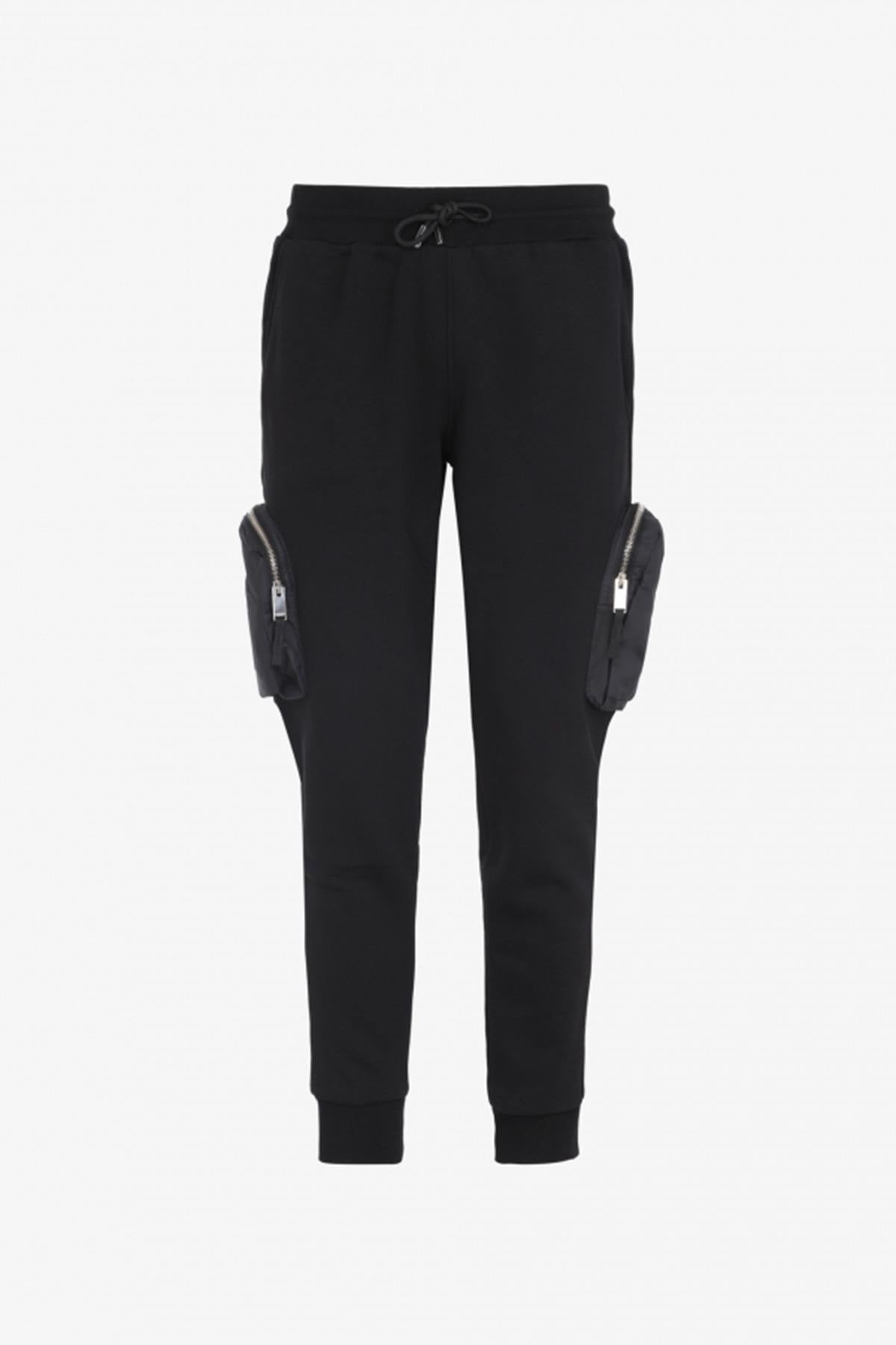 Black cotton sweatpants - Image n°3