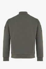 Khaki sportswear teddy jacket - Image n°2